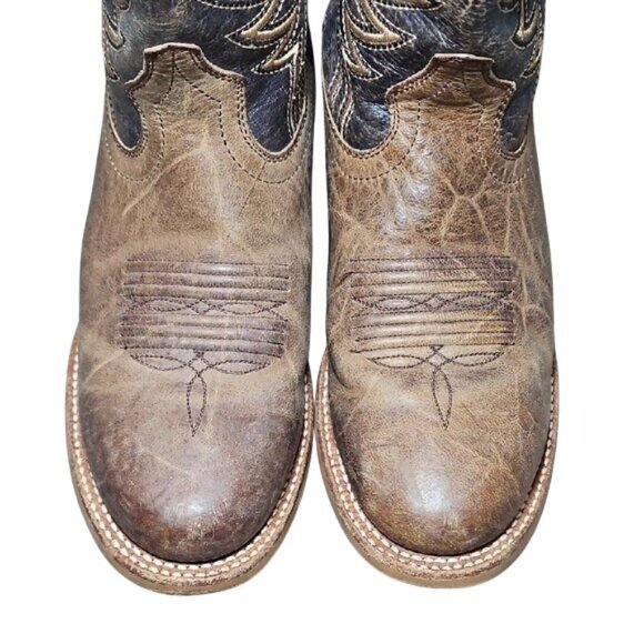Ariat Slick Fork Western Cowboy Boots ATS Pro Size 8.5D Men\'s Leather Comfort main image 8